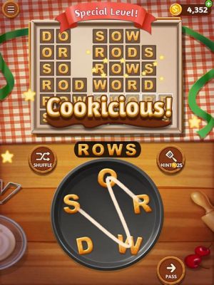 Word Cookies!  เกมไขปริศนาคุกกี้ที่เต็มไปด้วยคำศัพท์และความสนุกสนาน